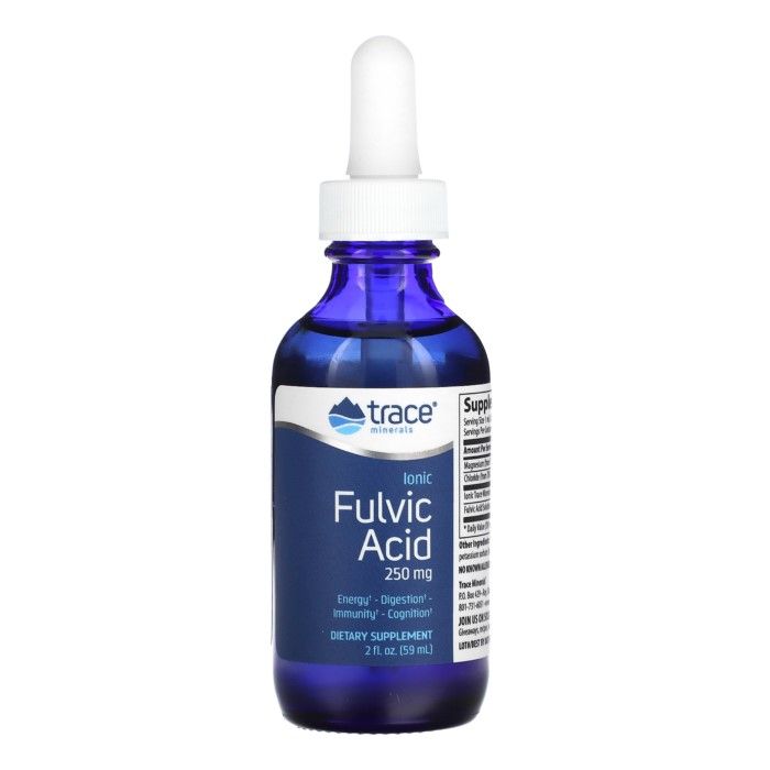 Trace Minerals Ionic Fulvic Acid With Concentrace 250mg